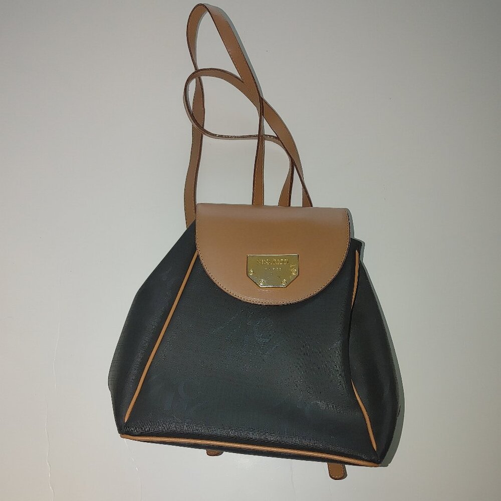Vintage NINA RICCI Leather Backpack